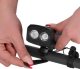Springos Zestaw lampek rowerowych na przód i tył 2 szt. ładowane solarnie i na USB UNIWERSALNY 12