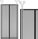 Springos Moskitiera na drzwi balkonowe magnetyczna 100 x 220 cm osłona na taras, czarna UNIWERSALNY 5