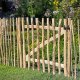 Springos Płot leszczynowy 500x100 cm ogrodzenie drewniane palisada łupanka ogrodowa UNIWERSALNY 5