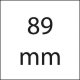 Format Bit ciągliwo-twardy 1/4" DIN3126E6,3 do śrub z gniazdem Torx 30x89mm FORMAT 2