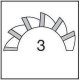 Exact Zestaw pogłębiaczy stożkowych Advanced TiN kształt C, 90 6,3-25mm EXACT 5