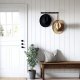 YokaHome Wieszak na ubrania na ścianę czarny aluminiowy haczyk loft - Yoka 1