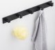 YokaHome Wieszak na ubrania na ścianę czarny aluminiowy haczyk loft - Yoka 2