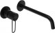 Bateria umywalkowa YokaHome Bateria umywalkowa ścienna, podtynkowa, czarna, loft - Yoka 4