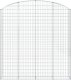 vidaXL Łukowaty kosz gabionowy 200x30x200/220 cm, galwanizowane żelazo 3
