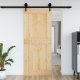 vidaXL Drzwi, 95x210 cm, lite drewno sosnowe 1