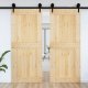 vidaXL Drzwi, 95x210 cm, lite drewno sosnowe 2