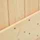 vidaXL Drzwi, 95x210 cm, lite drewno sosnowe 6