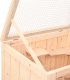 vidaXL Klatka dla chomika, 55x40x80 cm, lite drewno jodłowe 8