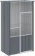 vidaXL Woliera, antracytowa, 115x78x200 cm, galwanizowana stal 1