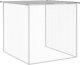 vidaXL Klatka dla kurcząt, z dachem, jasnoszara, 203x98x90 cm, stal 6