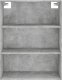 vidaXL Regał, szarość betonu, 69,5x32,5x180 cm 7