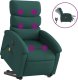vidaXL Podnoszony fotel masujący, elektryczny, rozkładany, zielony 2