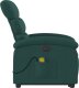 vidaXL Podnoszony fotel masujący, elektryczny, rozkładany, zielony 9