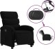 vidaXL Elektryczny fotel rozkładany, czarny, obity tkaniną 6
