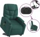 vidaXL Podnoszony fotel masujący, elektryczny, rozkładany, zielony 11