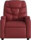 vidaXL Rozkładany fotel pionizujący z masażem, elektryczny, bordowy 8