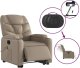 vidaXL Rozkładany fotel pionizujący z masażem, elektryczny, cappuccino 5