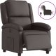 vidaXL Elektryczny fotel rozkładany, ciemny brąz 2