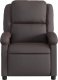 vidaXL Elektryczny fotel rozkładany, ciemny brąz 8