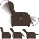 vidaXL Rozkładany fotel elektryczny, masujący, brązowy, mikrofibra 6