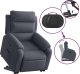 vidaXL Elektryczny, podnoszony fotel rozkładany, ciemnoszary, aksamit 10