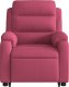vidaXL Podnoszony fotel masujący, elektryczny rozkładany, kolor wina 8