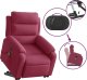 vidaXL Podnoszony fotel masujący, elektryczny rozkładany, kolor wina 10