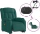 vidaXL Podnoszony fotel masujący, elektryczny, rozkładany, zielony 5
