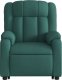 vidaXL Podnoszony fotel masujący, elektryczny, rozkładany, zielony 8