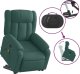 vidaXL Podnoszony fotel masujący, elektryczny, rozkładany, zielony 10