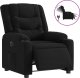 vidaXL Elektryczny fotel rozkładany, czarny, obity tkaniną 2
