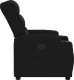 vidaXL Elektryczny fotel rozkładany, czarny, obity tkaniną 10