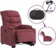 vidaXL Podnoszony fotel masujący, elektryczny, rozkładany, czerwony 5