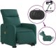 vidaXL Podnoszony fotel masujący, elektryczny, rozkładany, zielony 5