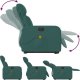 vidaXL Podnoszony fotel masujący, elektryczny, rozkładany, zielony 6