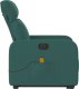 vidaXL Podnoszony fotel masujący, elektryczny, rozkładany, zielony 9