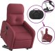 vidaXL Podnoszony fotel masujący, elektryczny, rozkładany, czerwony 10