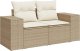 vidaXL 7-częściowy zestaw wypoczynkowy do ogrodu, z poduszkami, beżowy 4