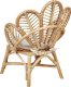Beliani Fotel paw rattanowy dla dzieci naturalny FLORENTINE II 5