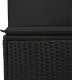 vidaXL 7-częsciowy zestaw wypoczynkowy do ogrodu, z poduszkami, czarny 6