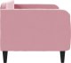vidaXL Sofa z funkcją spania, różowa, 80x200 cm, obita aksamitem 4
