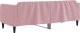 vidaXL Sofa z funkcją spania, różowa, 80x200 cm, obita aksamitem 5