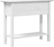 vidaXL Stolik konsolowy BODO, biały, 90x34,5x73 cm, drewno sosnowe 6