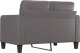 vidaXL 2-osobowa sofa, szary, 120 cm, sztuczna skóra 4
