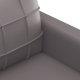 vidaXL 2-osobowa sofa, szary, 120 cm, sztuczna skóra 5
