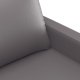 vidaXL 2-osobowa sofa, szary, 140 cm, sztuczna skóra 6