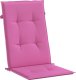 vidaXL Poduszki na krzesła ogrodowe, 4 szt., różowe, tkanina 4