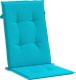 vidaXL Poduszki na krzesła ogrodowe, 6 szt., turkusowe, tkanina 4