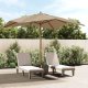 vidaXL Parasol ogrodowy na drewnianym słupku, taupe, 300x300x273 cm 1